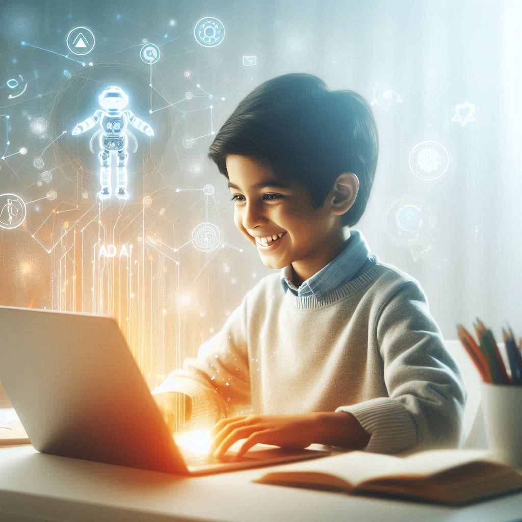 Child learning AI
